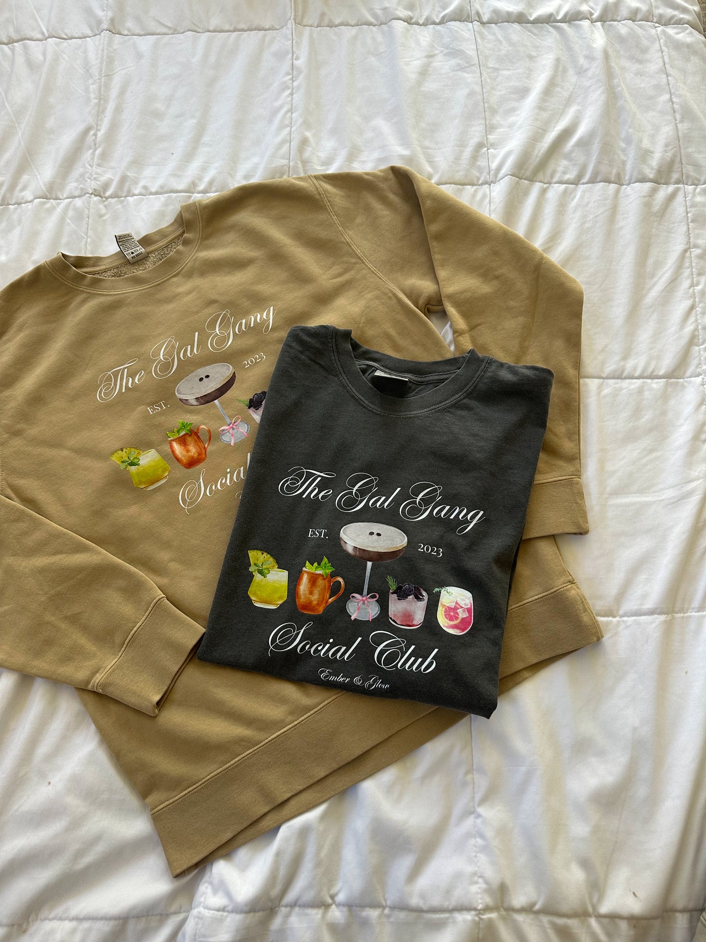 Gal Gang Social Club- Charcoal tshirt